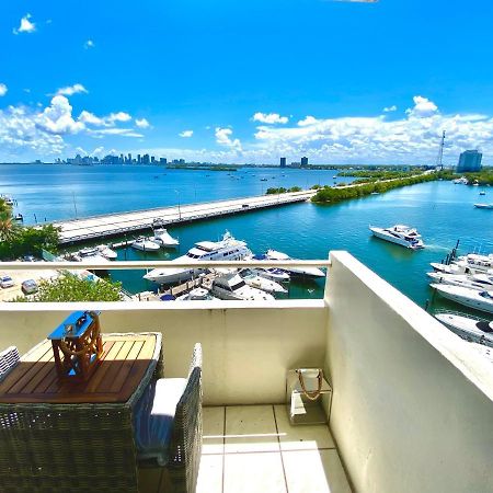 Premium Modern Waterfront Apartment With Miami Skyline View On The Bay 5 Mins Drive To Miami Beach With Free Parking Exterior foto