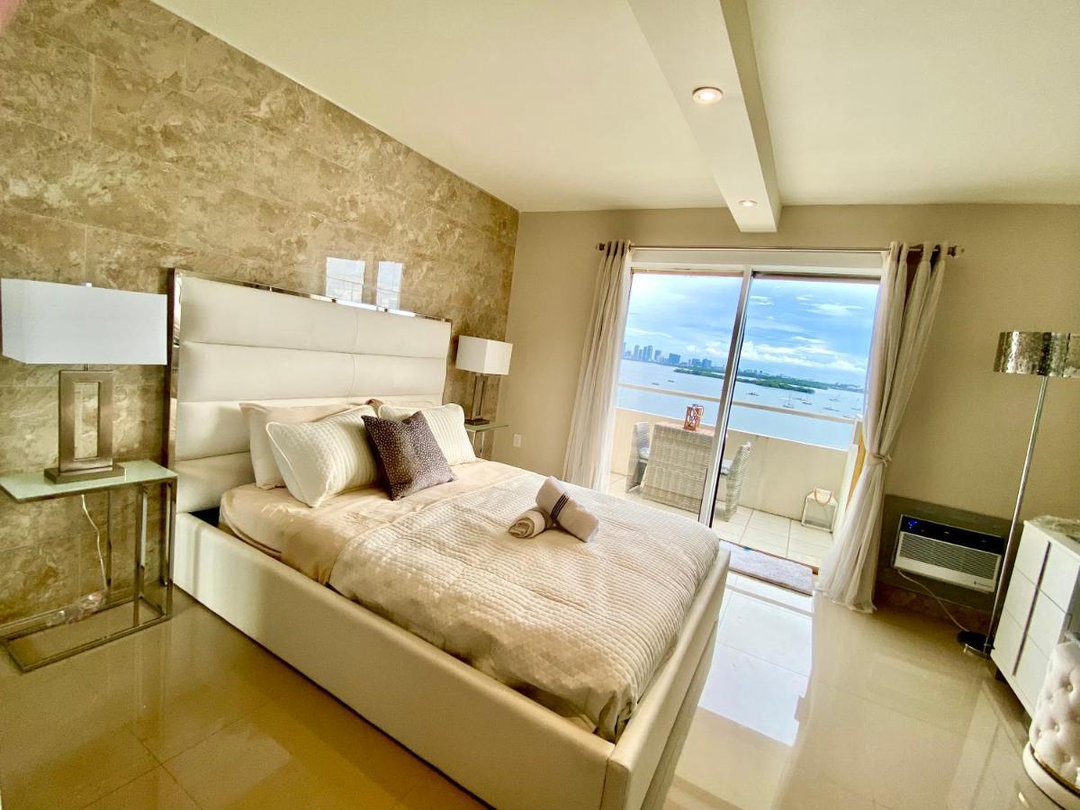 Premium Modern Waterfront Apartment With Miami Skyline View On The Bay 5 Mins Drive To Miami Beach With Free Parking Exterior foto